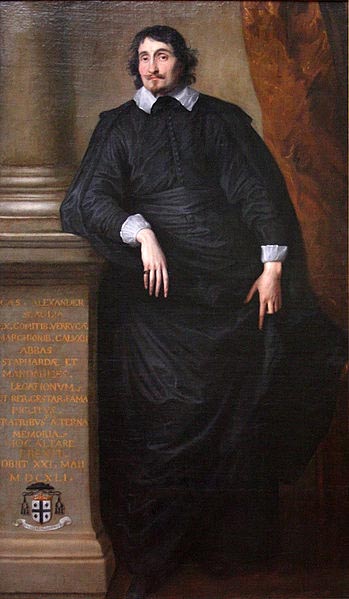 Anthony Van Dyck Caesar Alexander Scaglia, Abbot of Staffarda